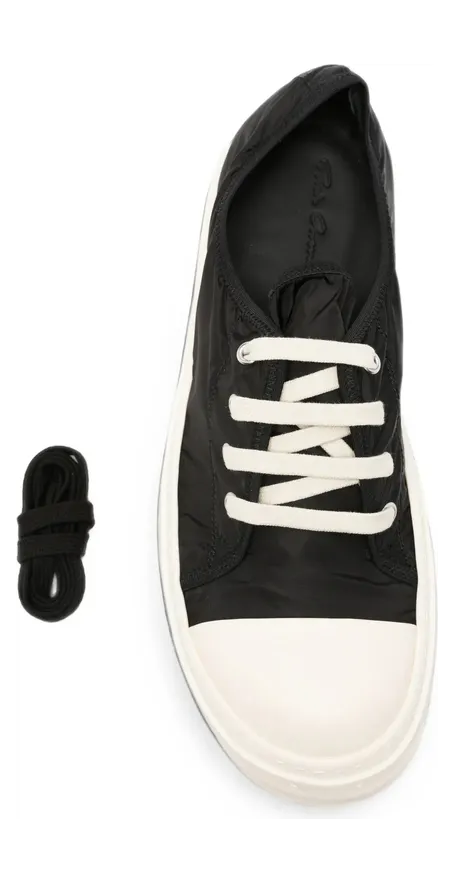 Rick Owens Low-top “Black” (RR02F4899 NDOEH4 911) (2)
