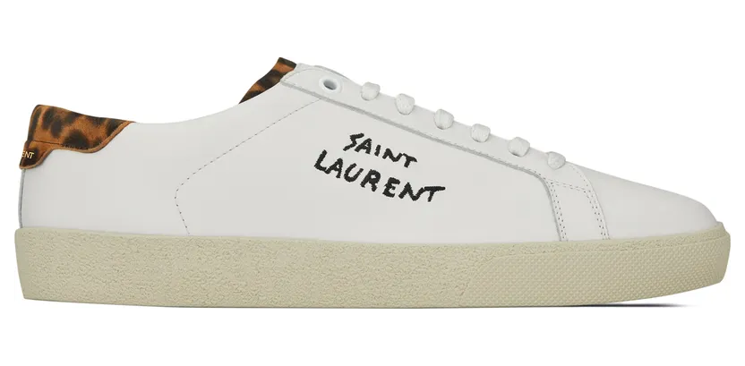 Saint Laurent Court Classic SL/06 Optic White Leopard (W)