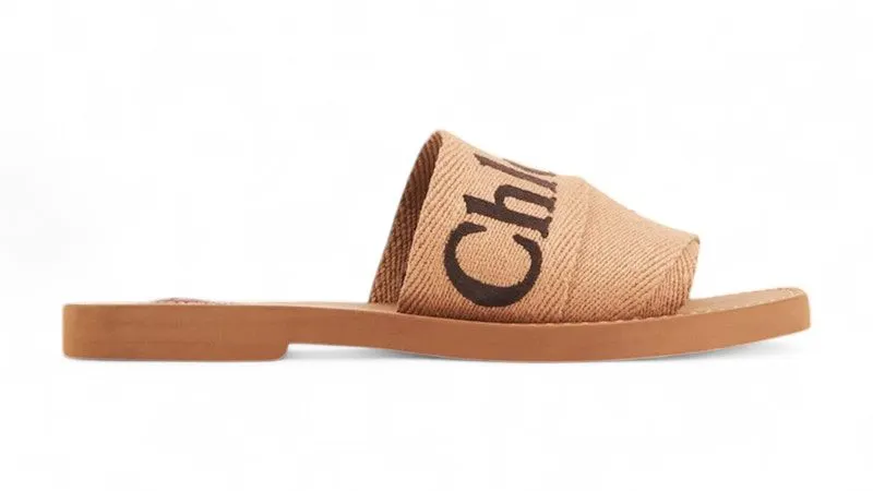 Chloe Woody Mule Dark Tan (CHC23U188EF2Y4)