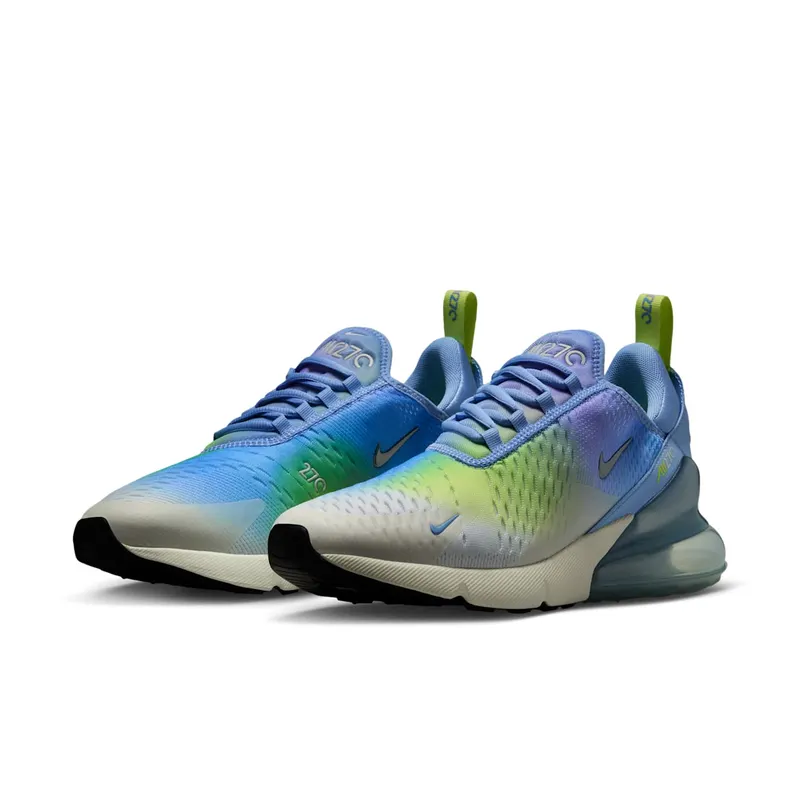 Nike Air Max 270 “Aluminum Hydrangeas Light Lemon Twist Metallic Silver” (IB7937-468)