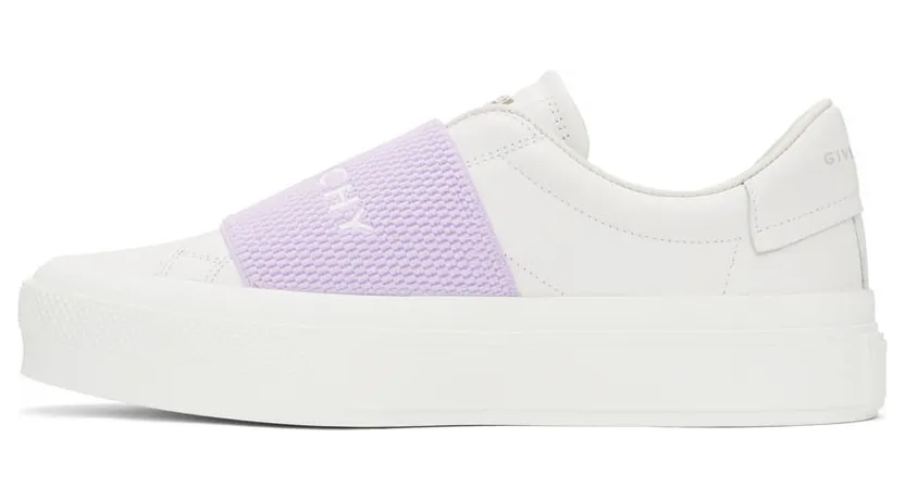 Givenchy White & Purple City Sport Sneakers (BE0029E1BC599) (3)