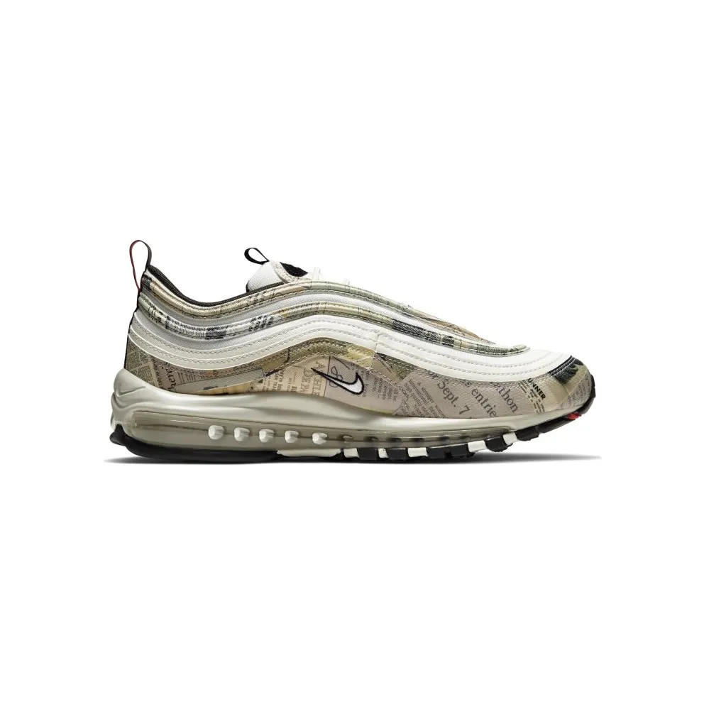 Nike Air Max 97 Newspaper Sail/Black-Team Orange-White (921826-108)