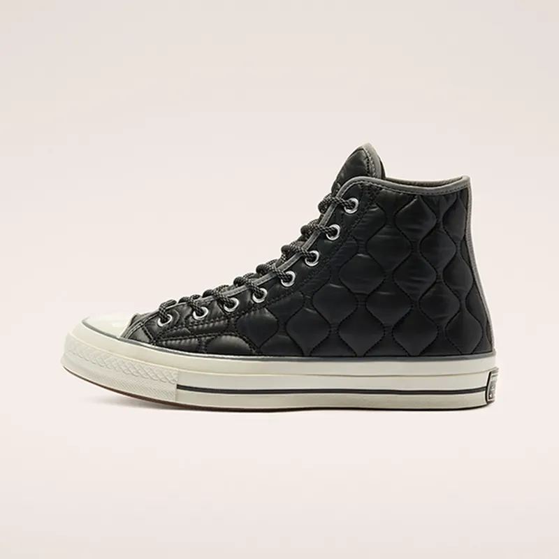 Converse Chuck 70 High ‘Workwear Quilting – Black Limestone’ Black/Limestone Grey/Egret (169376C)