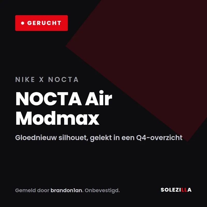 Een nieuw NOCTA-silhouet lekt uit — en de prijzen van Drake’s vorige Nikes vertellen het echte verhaal