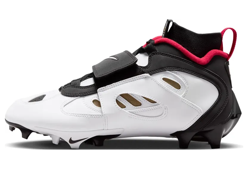 Nike Air Diamond Turf 2 Cleats – “Black / Prime Red / Metallic Gold / White” (IF4807-002)
