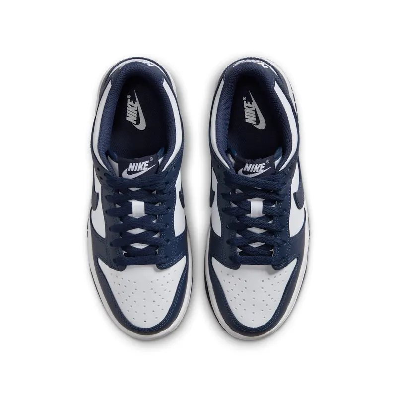 Nike Dunk Low GS “White Midnight Navy” (FB9109-116)