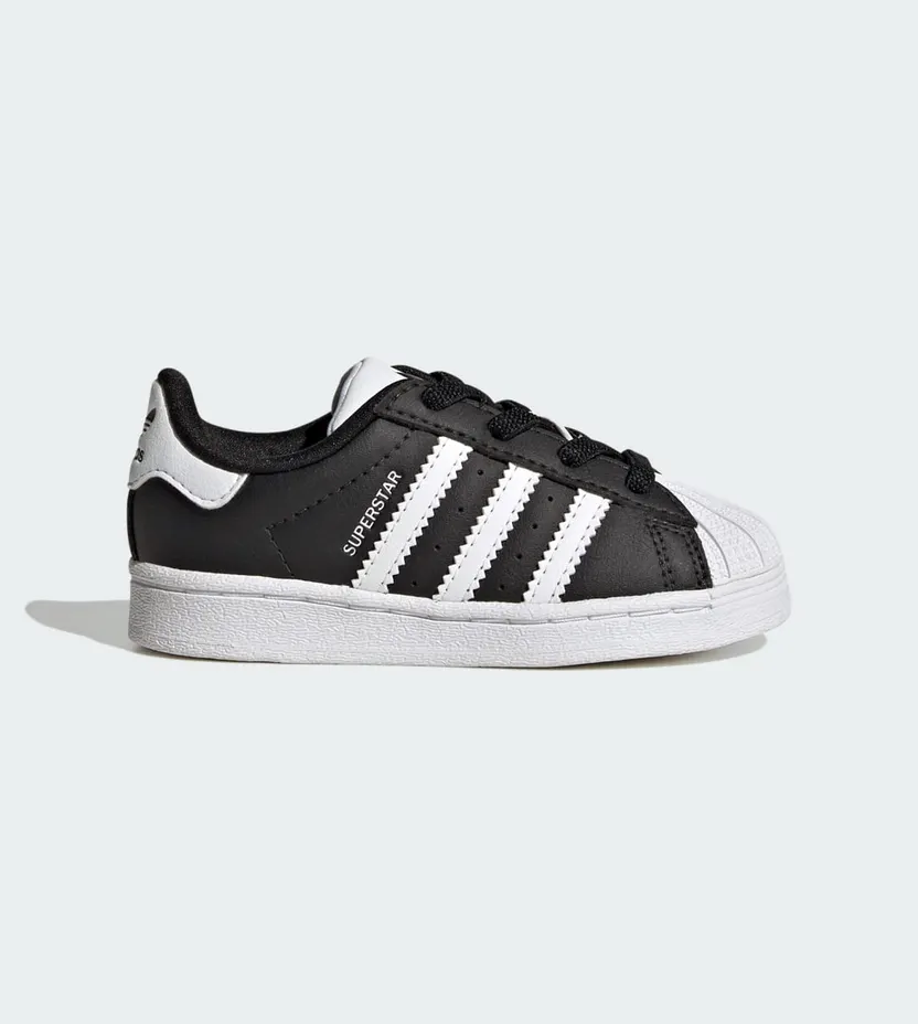 adidas Superstar Elastic Lace Kids Core Black / Cloud White / Cloud White (IG0268)