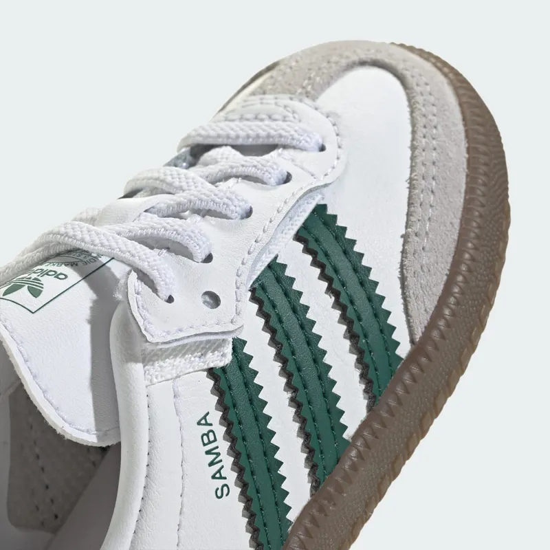 adidas Samba OG Comfort Closure White Collegiate Green Gum (JQ3194)