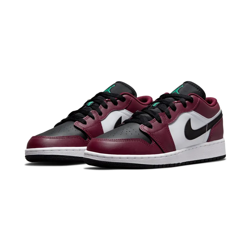 Air Jordan 1 Low SE Dark Beetroot Roma Green (GS) (DM0589-635)