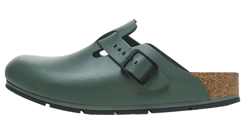 Birkenstock Boston Pro Leathe “Thyme – Narrow Fit” (1026188)