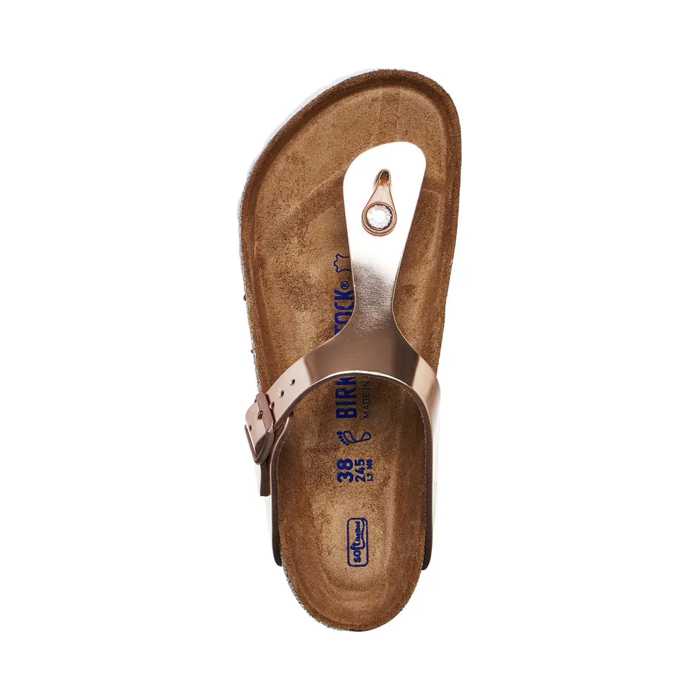Birkenstock Gizeh SFB W Metallic Copper / Leather (1005048)