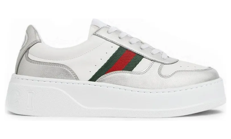 Gucci Chunky Trainer Silver Metallic White (848307-AAFMN-8147)