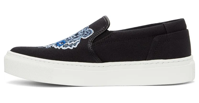 Kenzo Black Tiger K-Skate Slip-On Sneakers (FB52SN100F70) (3)