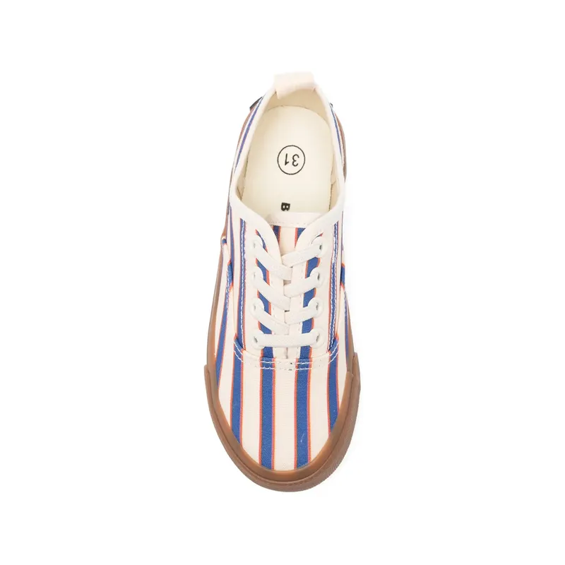 Bobo Choses Striped “Neutrals/Blue” (B126AI034 991)