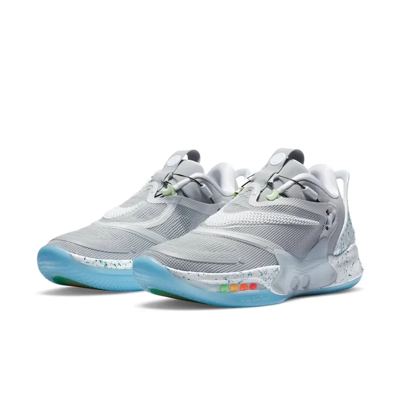 Nike Adapt BB 2.0 Mag (US Charger) Wolf Grey/White-Light Aqua (BQ5397-003)