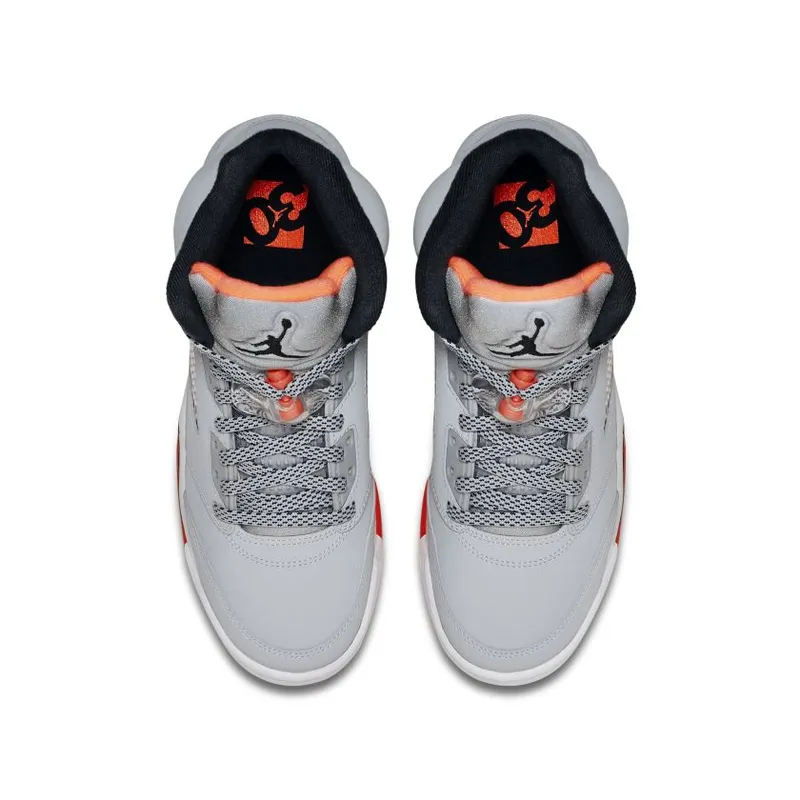 Jordan 5 Retro Hot Lava (GS) Wolf Grey/Black-Hot Lava-White (440892-018)