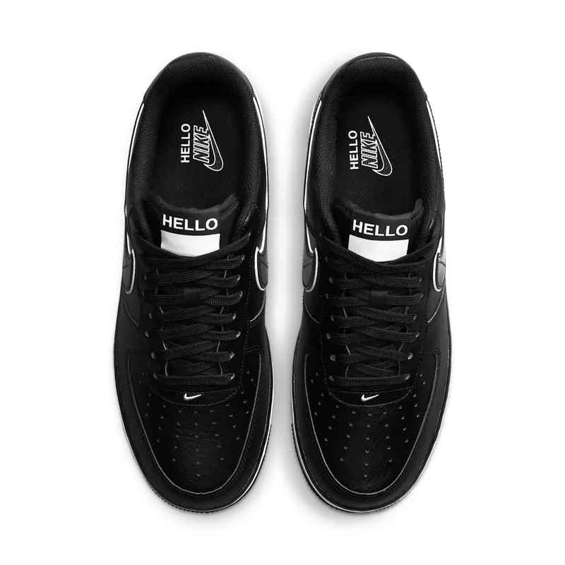 Nike Air Force 1 Low ’07 LX Hello Black – “Black / White / Black” (CZ0327-001)
