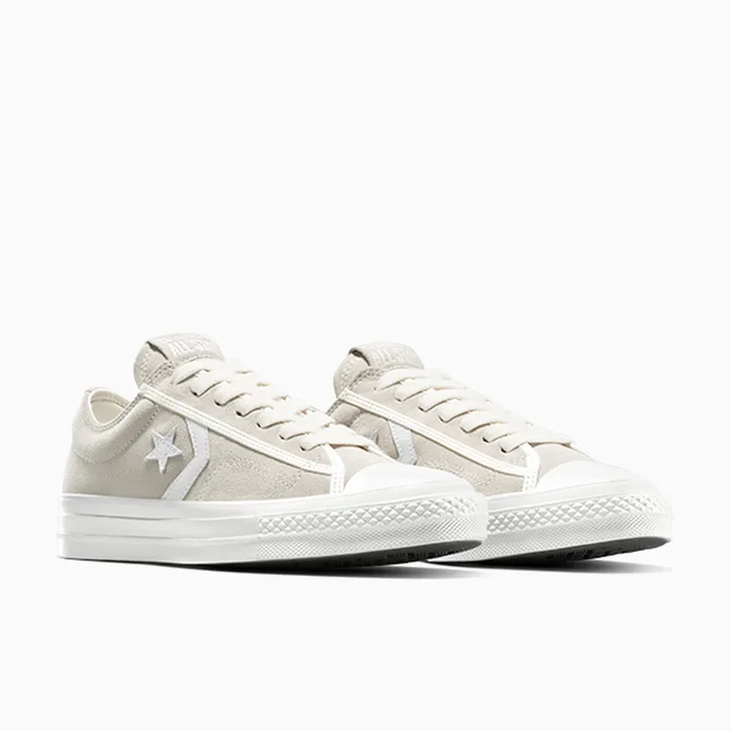 Converse Star Player 76 Low Suede Egret Vintage White