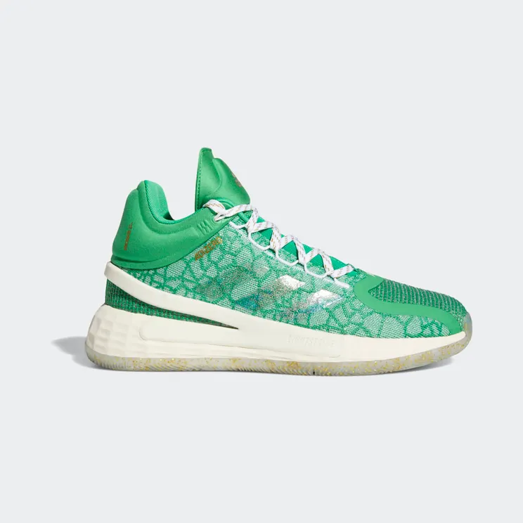 Adidas D Rose 11 ‘Christmas Pack’ Vivid Green/Gold Metallic/Cream White (FZ0849)