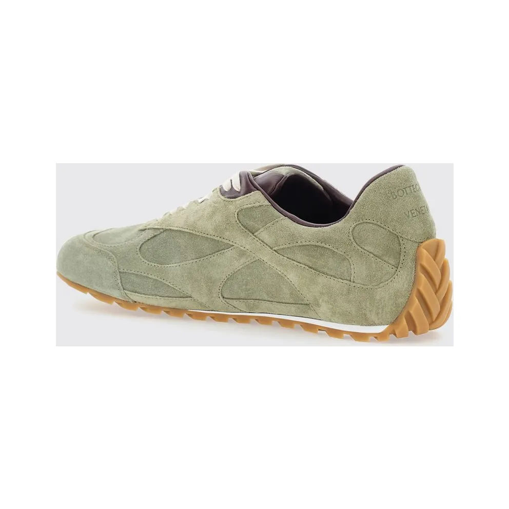 Bottega Veneta Orbit Flash Suede Calfskin Trainers Green (867926V3MS03063)