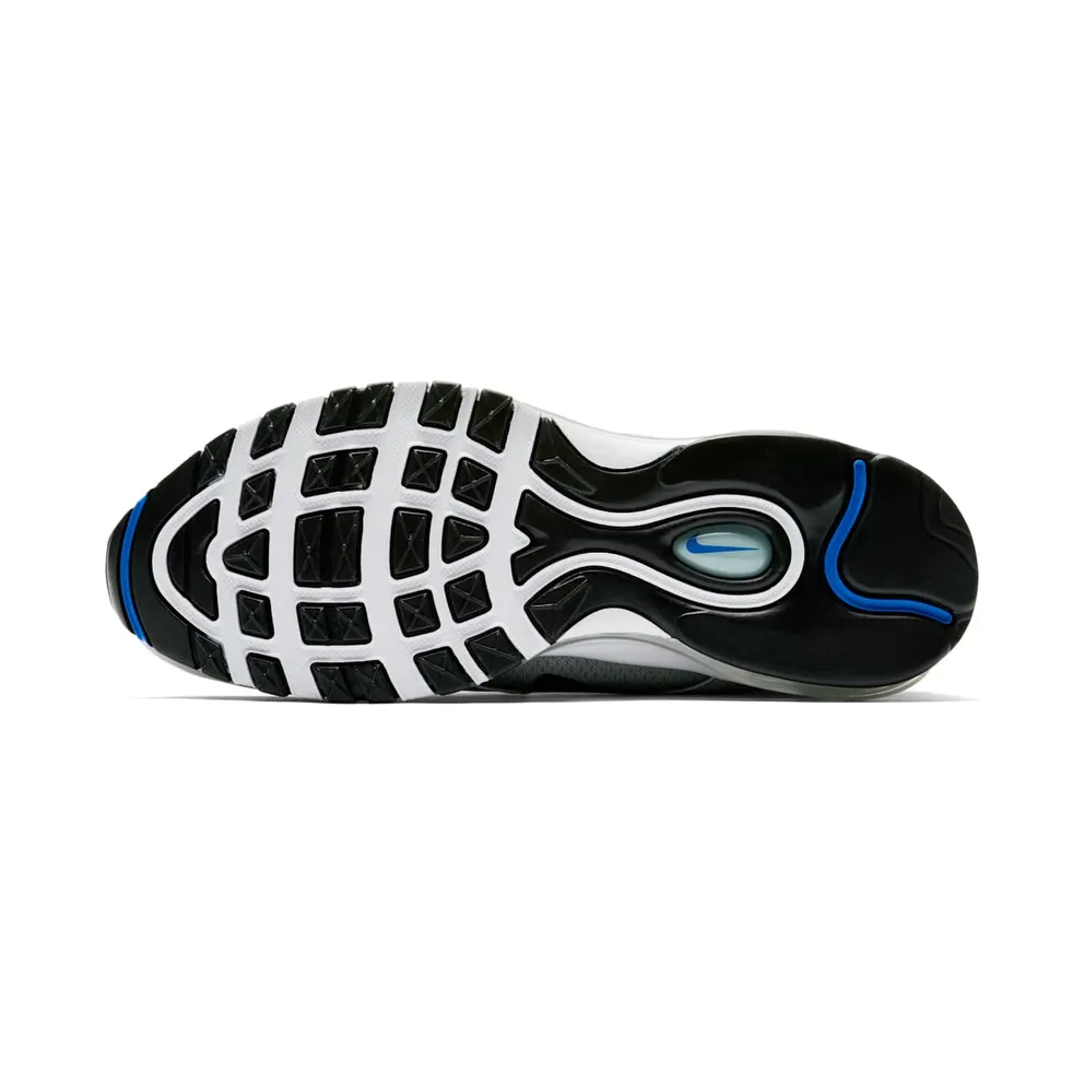 Nike Air Max 97 Metallic Silver Racer Blue Metallic Silver/Racer Blue-Black-White (AQ7331-001)