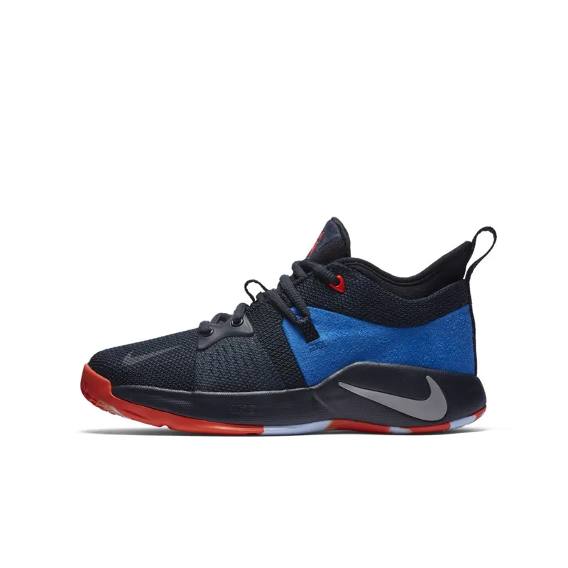 Nike PG 2 Home (GS) Dark Obsidian/Navy-Kinetic Green (943820-400)