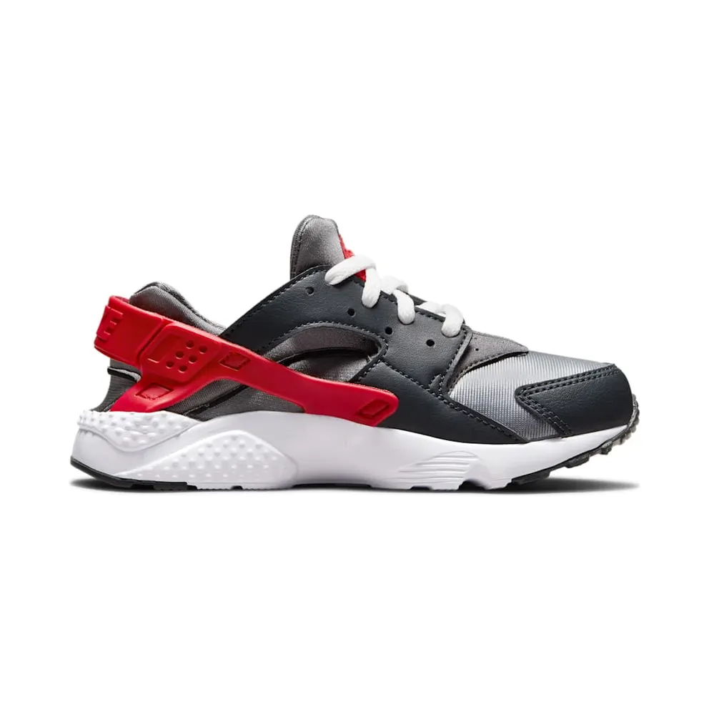 Nike Huarache Run “Dark Smoke Grey / Light Smoke Grey / Smoke Grey / University Red” (704949-041)