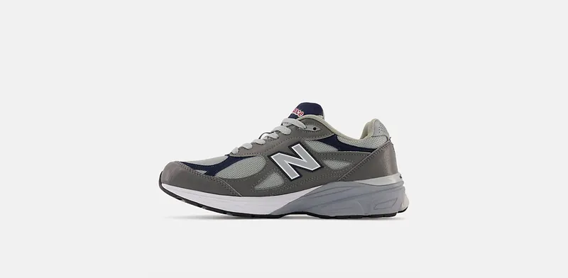 New Balance 990v3 MiUSA Elephant Grey Navy (M990GJ3)
