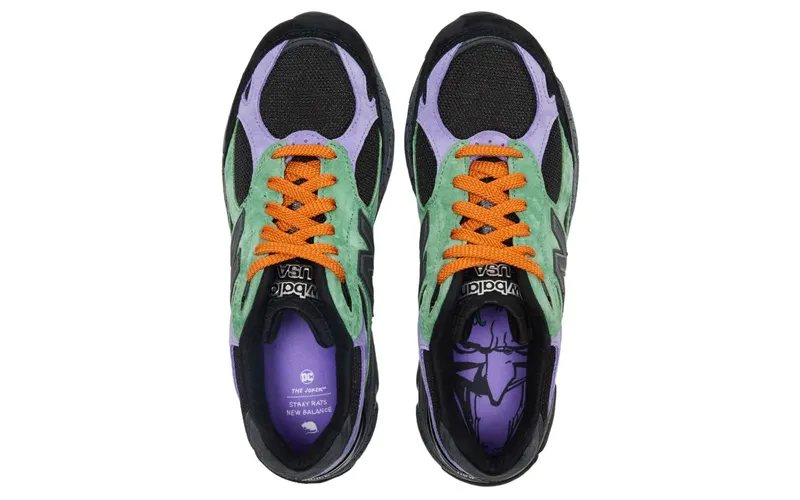 New Balance 990v3 Stray Rats Reprise Finale The Joker (2019) Green/Purple-Black (M990SK3)