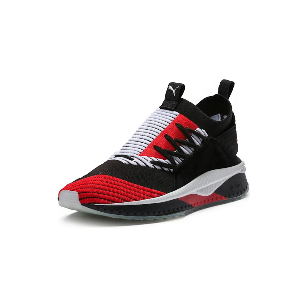 Puma Tsugi Jun Cubism Black White Scarlet Black/White-Flame Scarlet (365490-02)