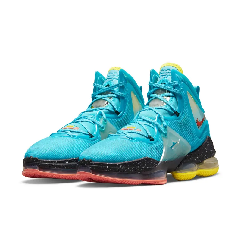 Nike LeBron 19 Christmas – “Aqua Blue / Yellow” (DC9338-400)