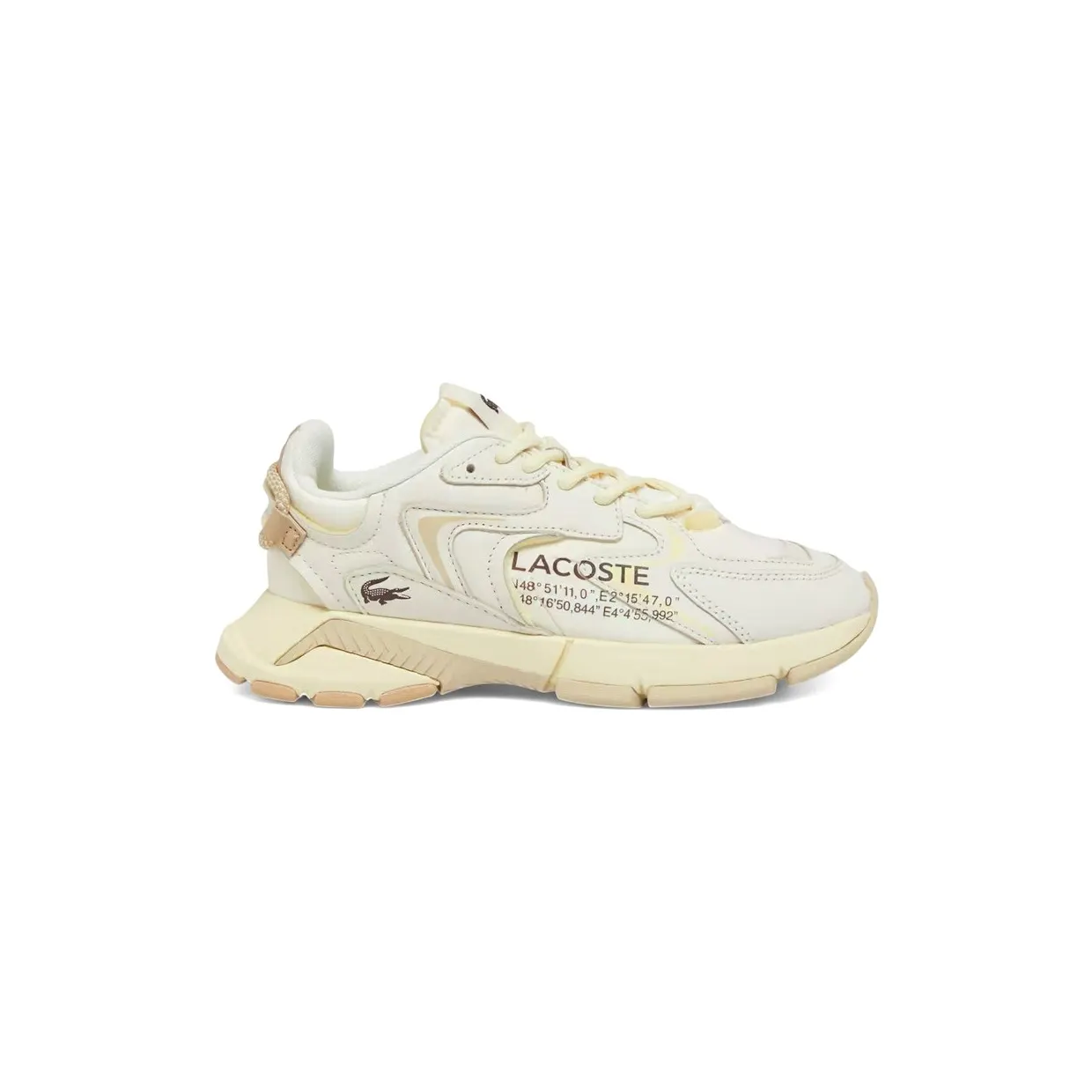 Lacoste L003 Neo 125 3 SFA Off White Light Brown (7-49SFA00042R2)