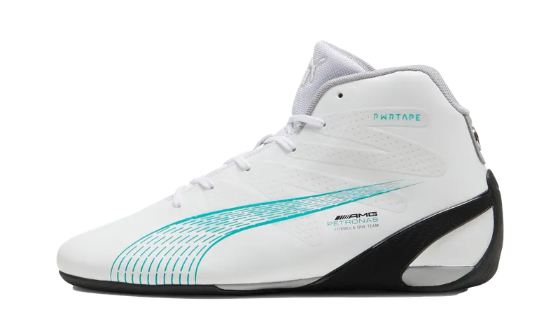 Puma MAPF1 Carbon Cat Mid “White Sheen Green” (307544-03)
