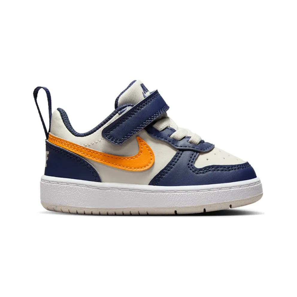 Nike Court Borough Low Recraft Light Orewood Brown Midnight Navy White Orange Peel (DV5458-126)