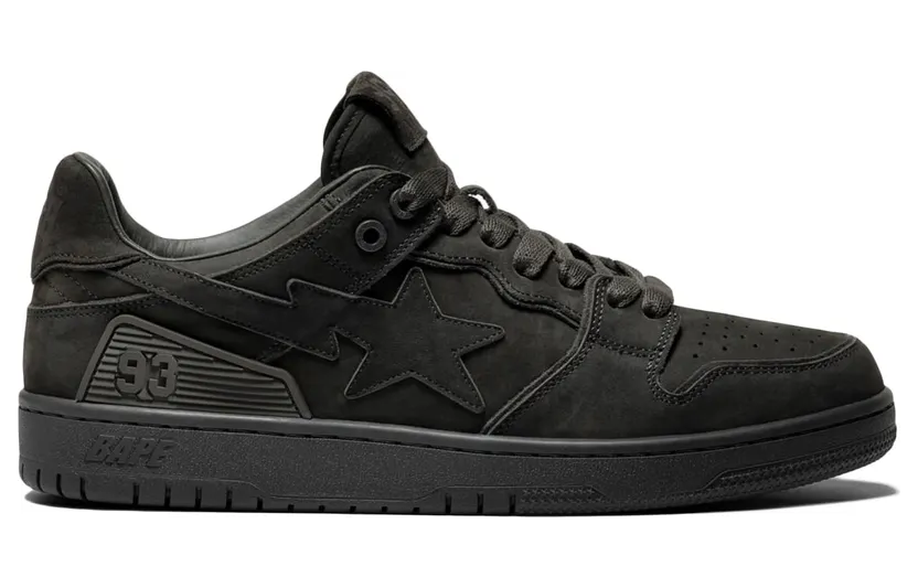 A Bathing Ape Bape SK8 Sta Triple Black (1H80-191-009)