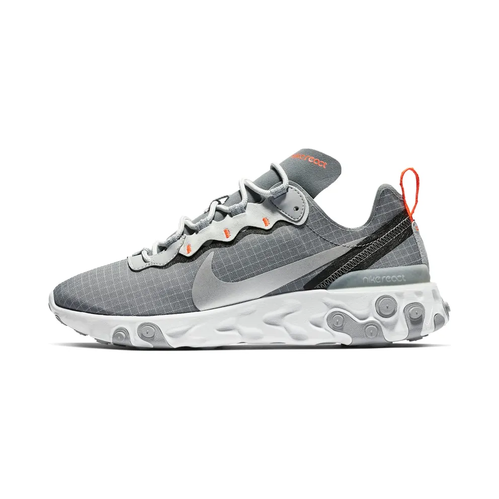 Nike React Element 55 Cool Grey Hyper Crimson (CD1503-001)