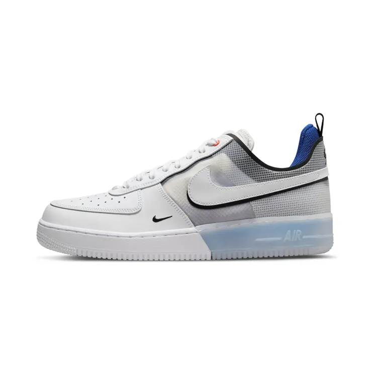 Nike Air Force 1 React “White / Light Photo Blue / Deep Royal Blue” (DH7615-101)