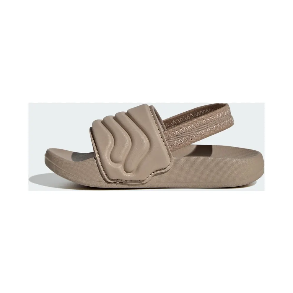 adidas Adilette Estrap 2.0 Slides Infants “Trace Khaki / Cloud White / Trace Khaki” (KZ9275)