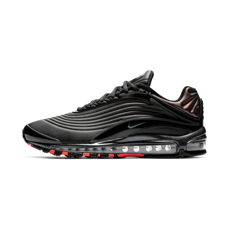 Nike Air Max Deluxe “Black / Bright Crimson / Anthracite” (AO8284-001)