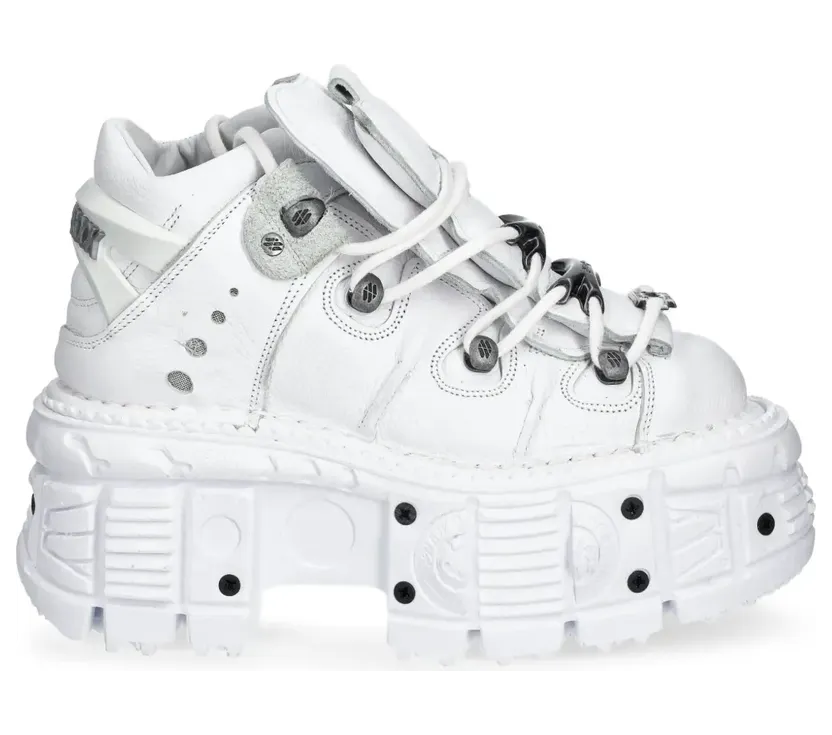 New Rock met plateauzool “White” (MTANK106C1)