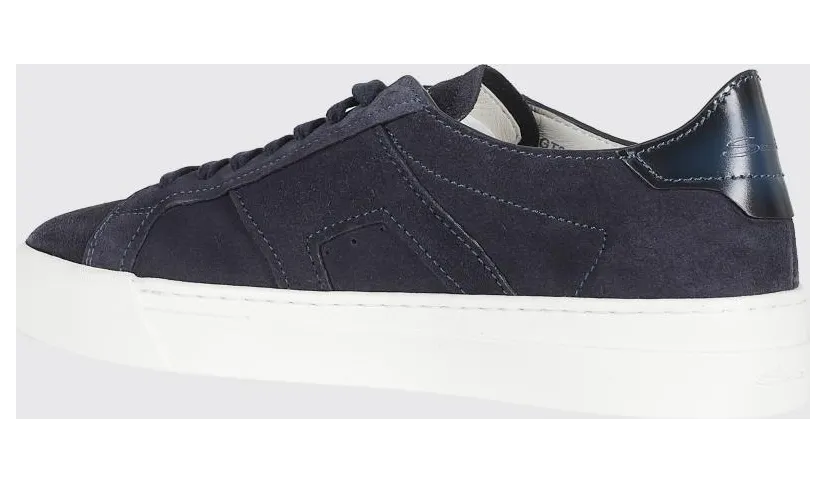 Santoni Suede Sneakers Blue (MBGT21967PNNCEATU60) (2)