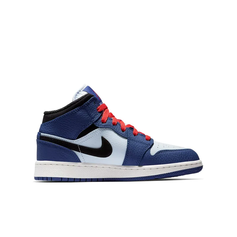 Jordan 1 Mid SE Deep Royal (GS) Deep Royal Blue/Black (BQ6931 400)