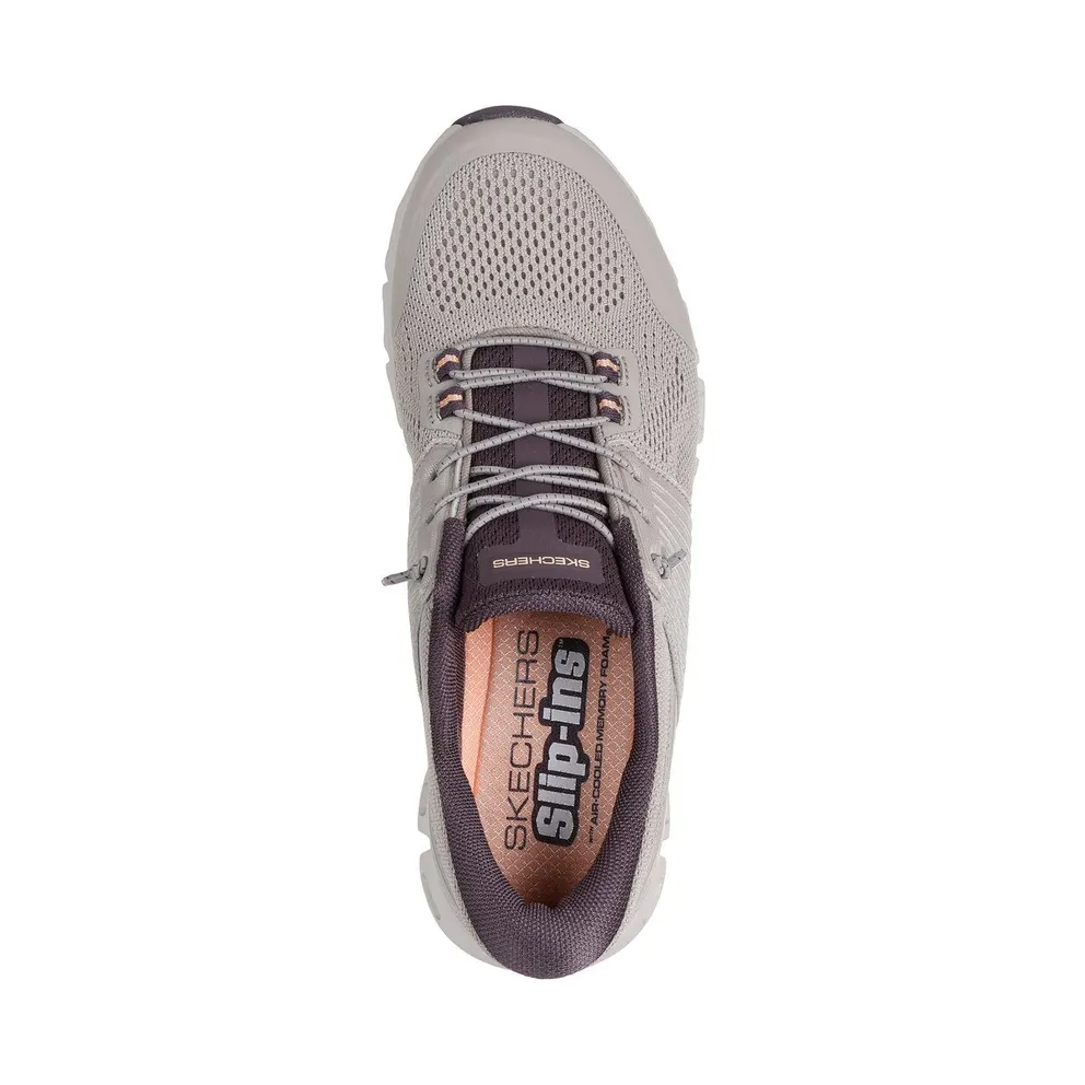 Skechers Slip-ins: Glide-Step – Stargaze – Donker Taupe (104801 DKTP)