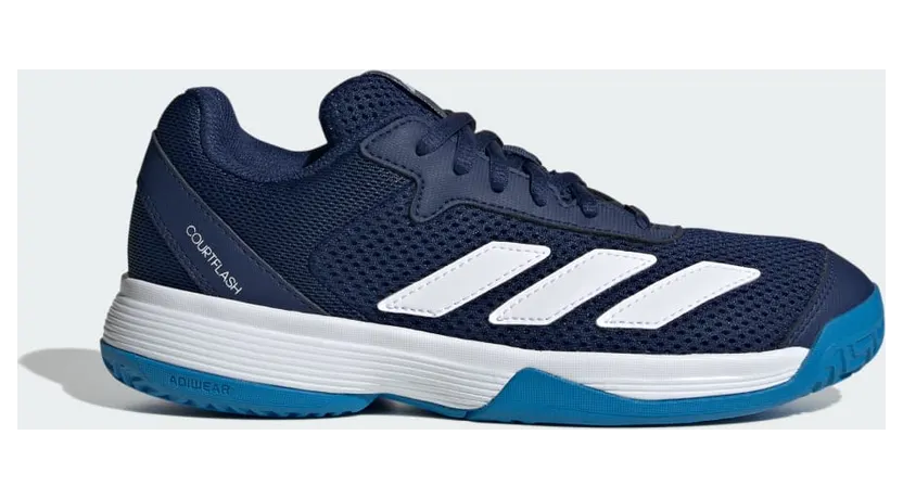 Adidas Courtflash Tennis Kids Dark Blue / Cloud White / Bright Blue (KK3857)