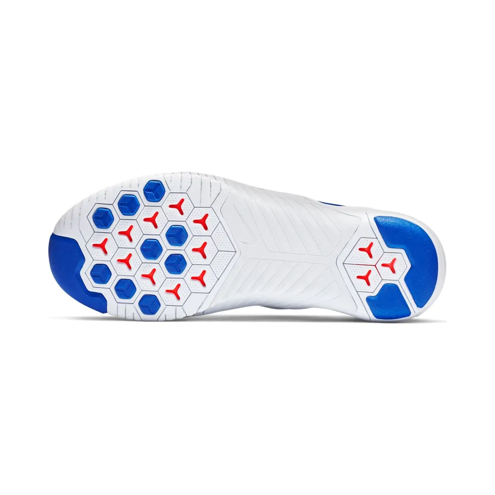 Nike Free Metcon “White / Pure Platinum / Flash Crimson / Racer Blue” (AH8141-140)