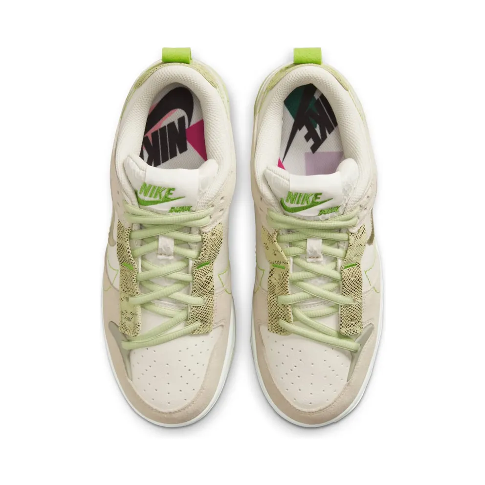 Nike Dunk Low Disrupt 2 Green Snake – “Phantom / Olive Aura / Vivid Green / Light Stone” (DV3206-001)
