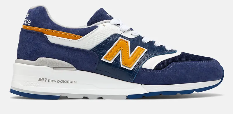 New Balance 997 MiUSA Navy Mustard (M997PAN)