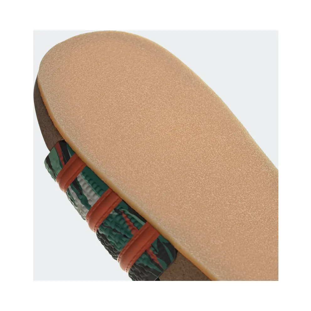 adidas Adilette Cork Slides Cloud White / Energy Orange / Core Black (FZ4128)
