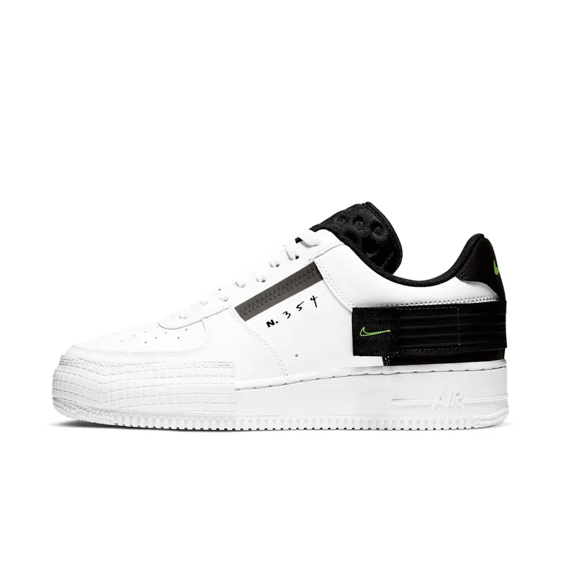 Nike Air Force AF 1 Type White Volt (2019) (AT7859-101)