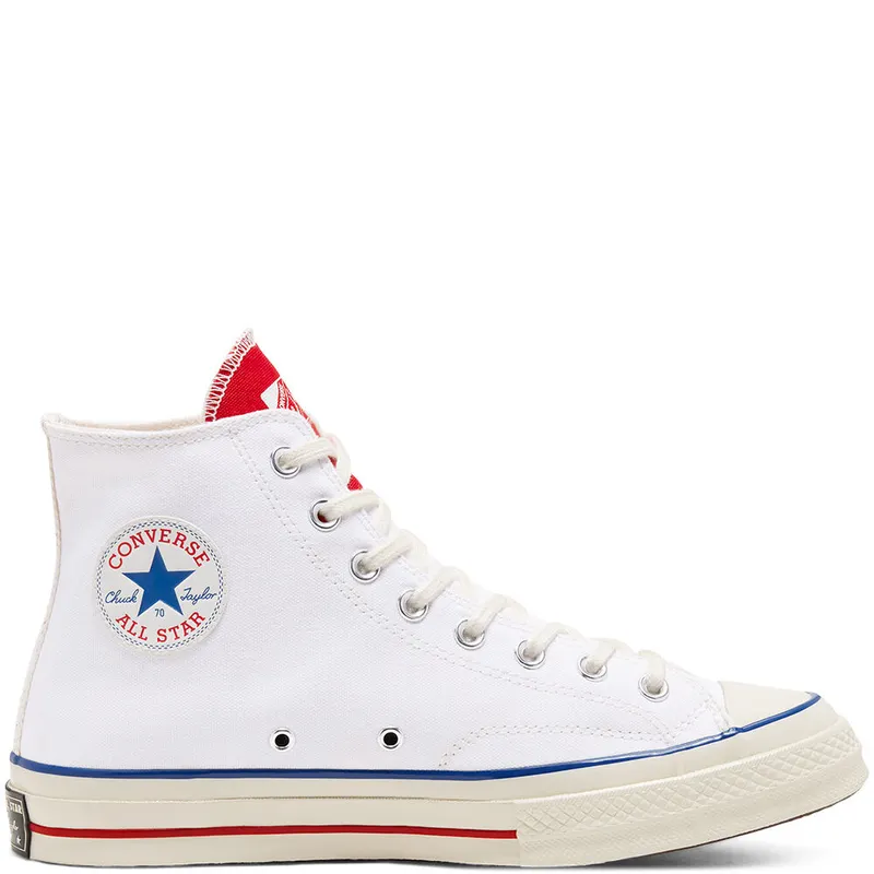 Converse Chuck Taylor All-Star 70s Hi Twisted Tongue White Red White/University Red-Egret (166826C)